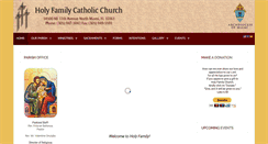 Desktop Screenshot of holyfamilynorthmiami.com